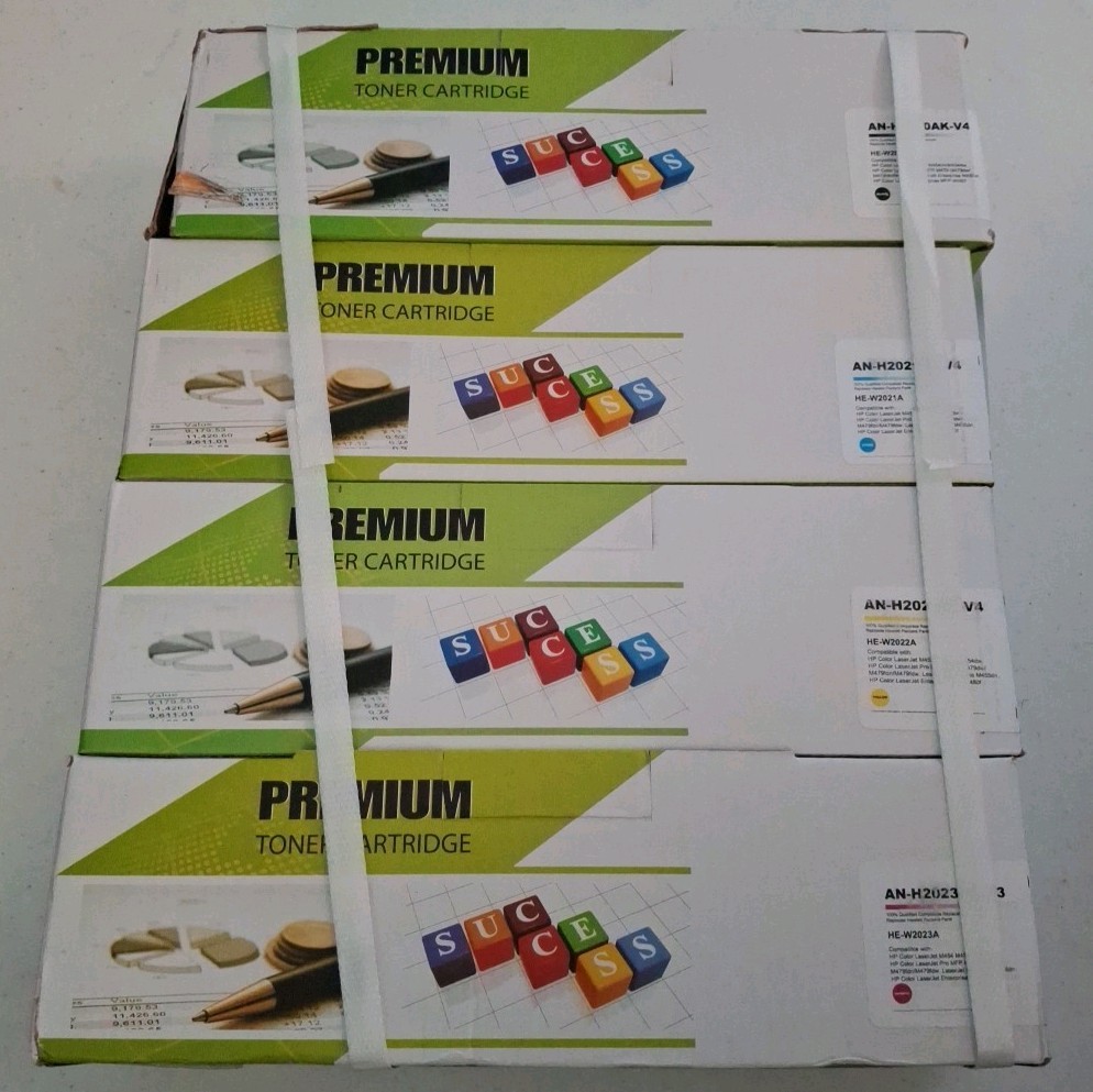 Aililiya 414A Premium Toner Cartridge 4 Pack