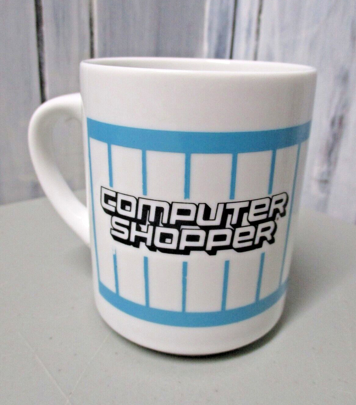 Computer Shopper Magazine Mug: Promo 8/16-Bit Micro History 1980s 1990s