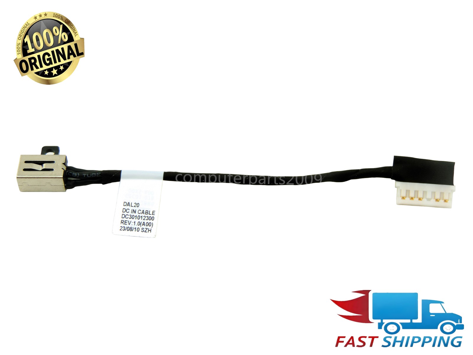 Genuine DC IN power jack cable charging port for Dell Latitude 3590 P75F P75F001