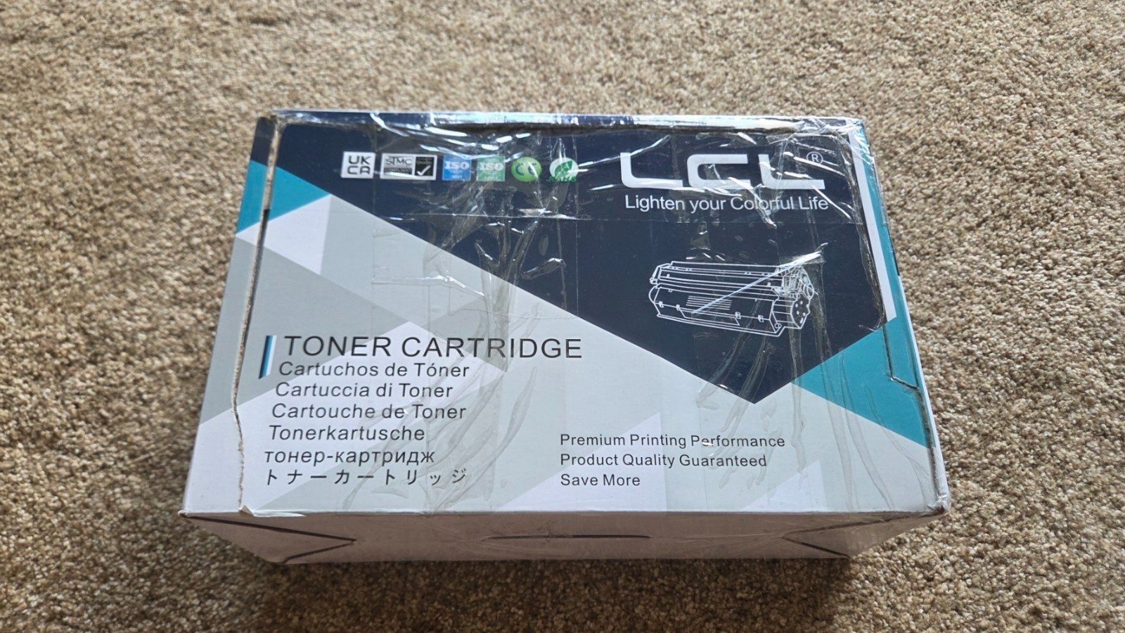 LCL Black Laser Printer Toner Cartridge Replacement for Canon CRG121 (2 Pack)
