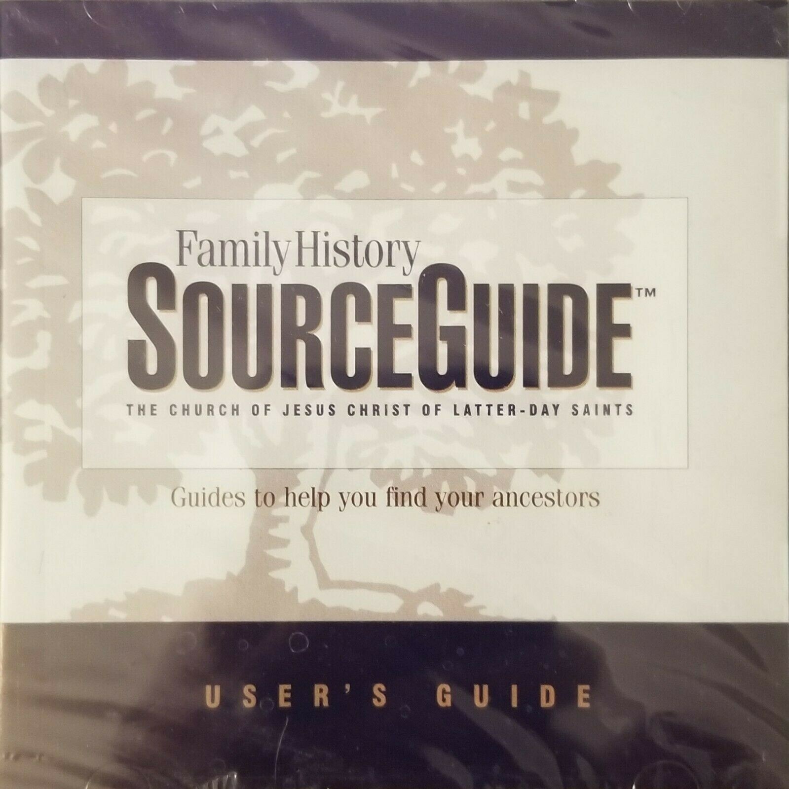 *NEW/SEALED* Family History Source Guide CD-ROM User Guide LDS Latter Day Saints