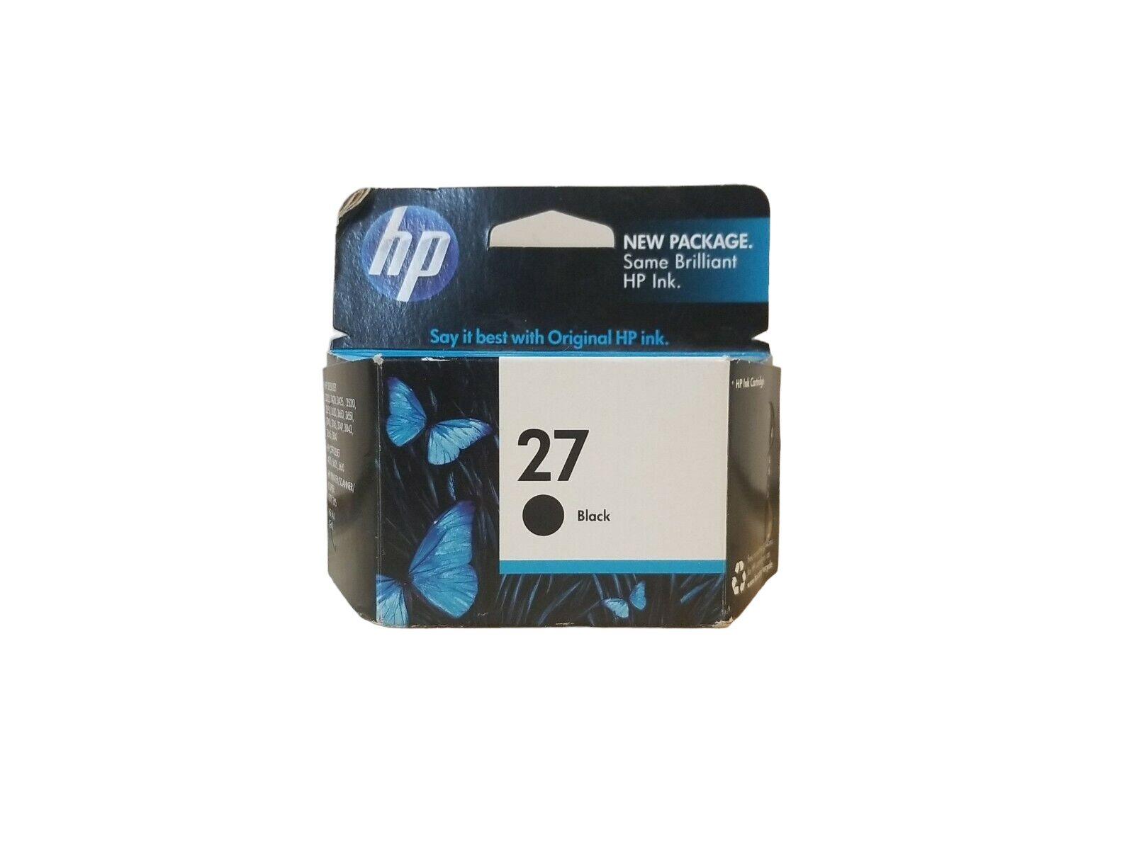 HP #27 C8727AN Black Ink Cartridge Genuine New