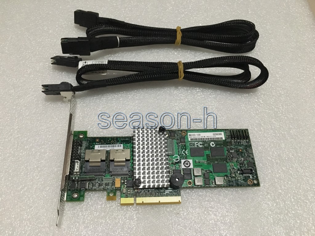 NEC LSI 9264-8i 6GB PCI-E RAID CONTROLLER 256M RAID5/6+2PCS Mini SAS SFF-8087