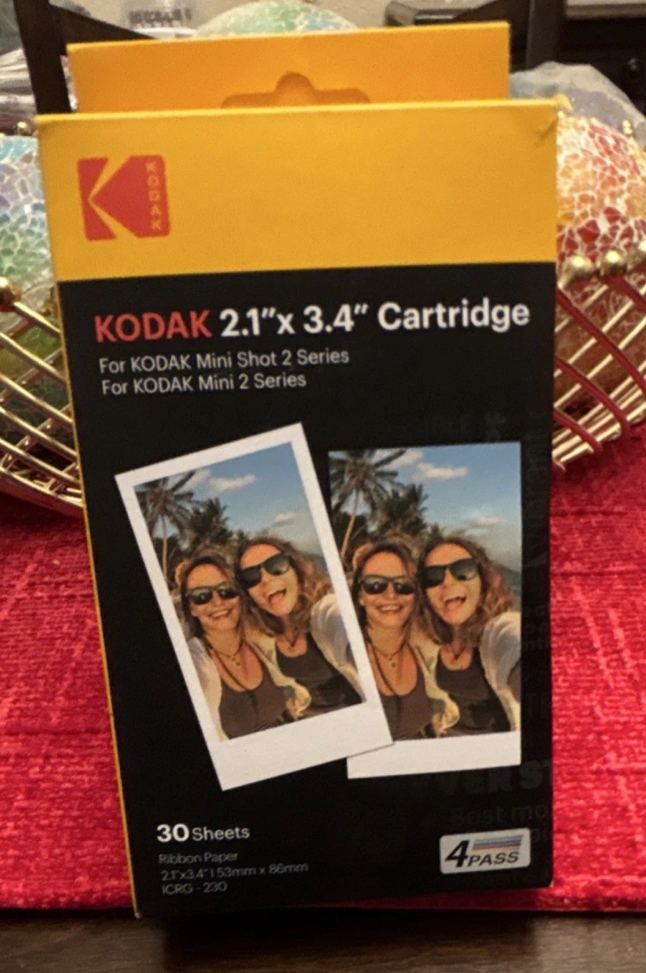 Kodak ICRG-230 2.1 x 3.4 Cartridge Photo Paper for Mini Shot 2/Mini 2