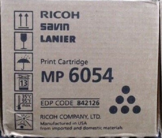Genuine Factory Sealed Ricoh MP 6054 842126 Black Toner Cartridge