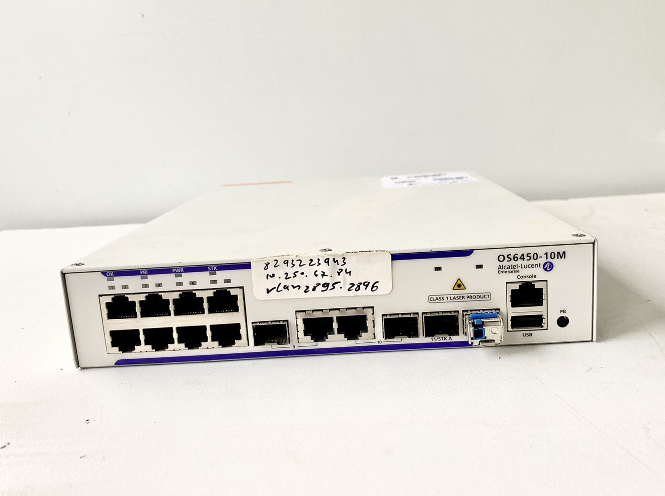 Alcatel-Lucent OS6450-10M Managed Gigabit Ethernet Switch – 8x RJ45 + 2x SFP Por