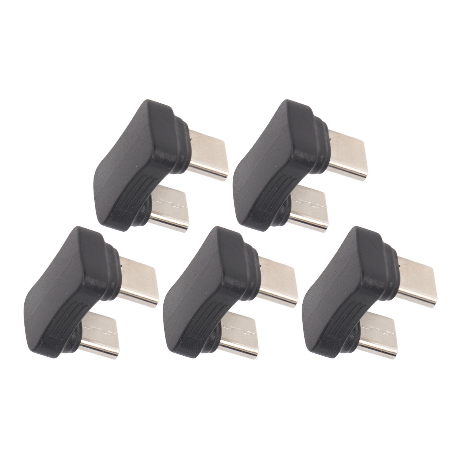 5 Pcs Type C U Shape Adapter Male To Male 65W PD Fast Charging 480Mbps Type OIZC