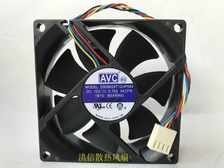 AVC 8025 DS08025T12UP084 DC12V 0.70A 80 * 25mm cpu cooling fan