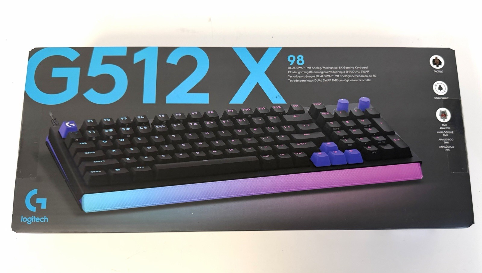 Logitech G512 X 98 Gaming Keyboard New in the Box
