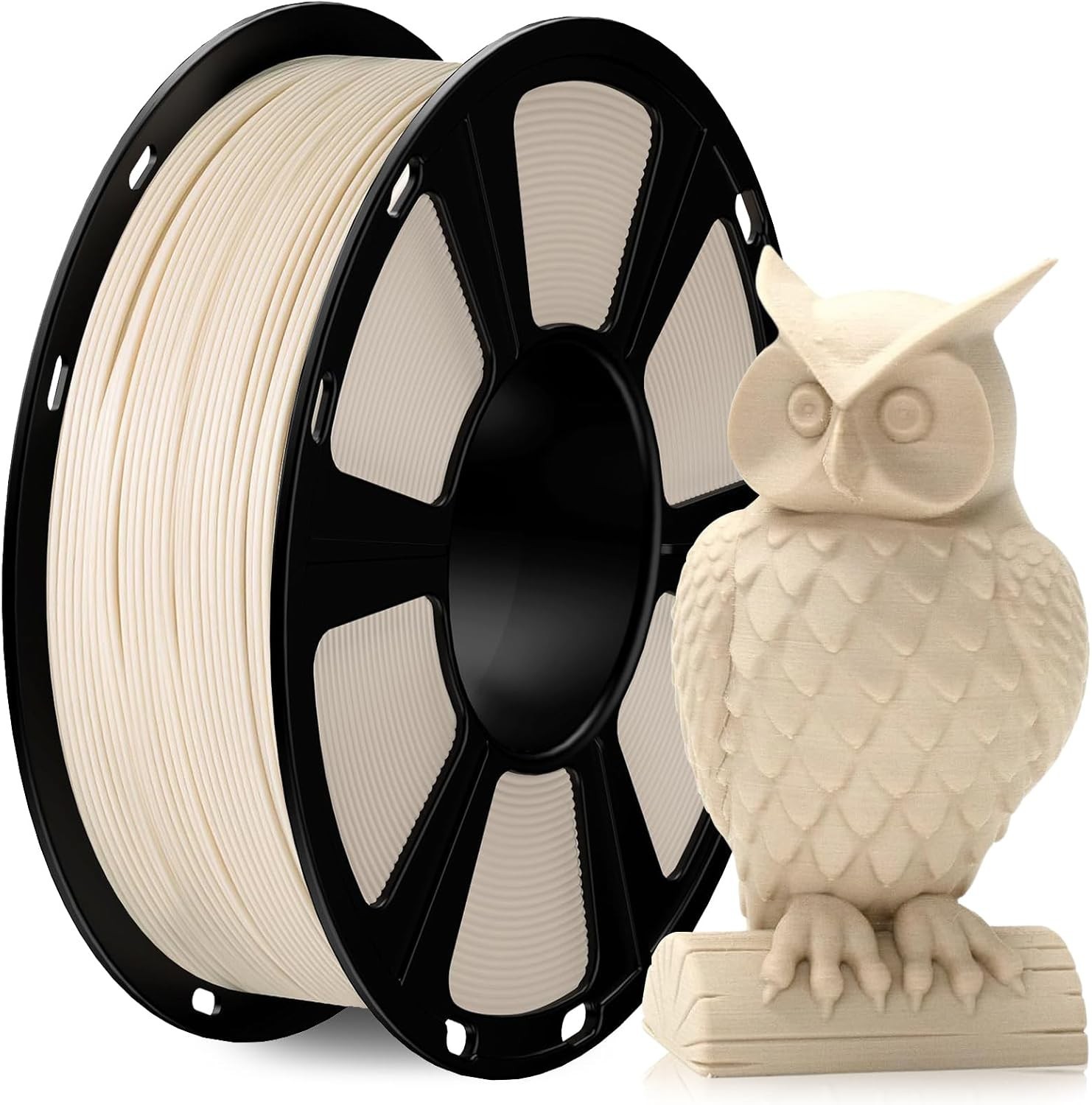 Geeetech Wood PLA Filament Wood Poplar PLA 1.75mm 1KG/Rol 3D Printer Consumables