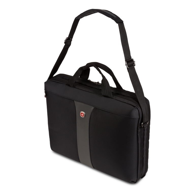 Wenger Legacy 17” Laptop Slimcase Briefcase Black Checkpoint TSA Friendly New