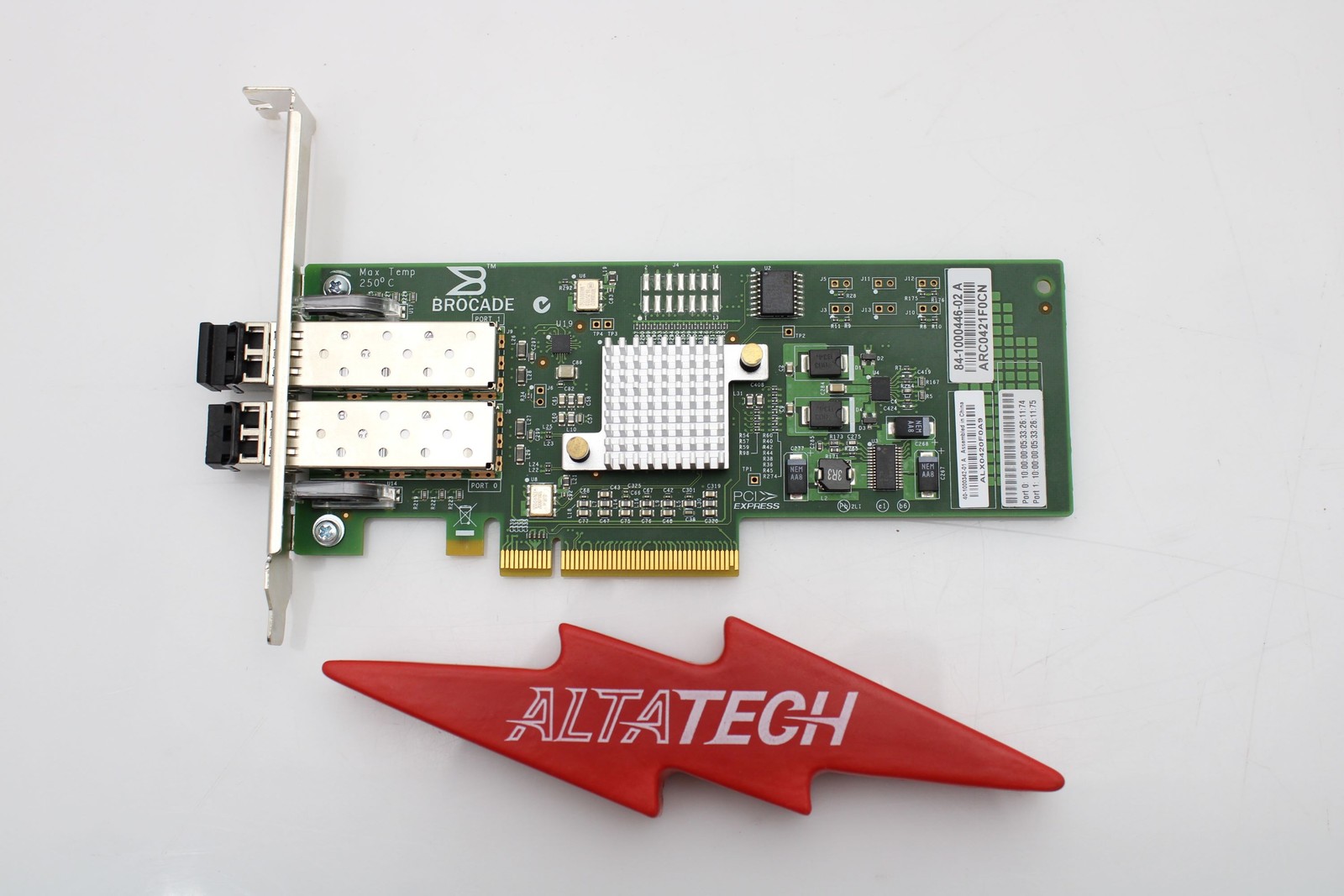 Brocade 84-1000446-02 Brocade 825 Dual 8GB FC Fiber Channel HBA Host Bus Adapter