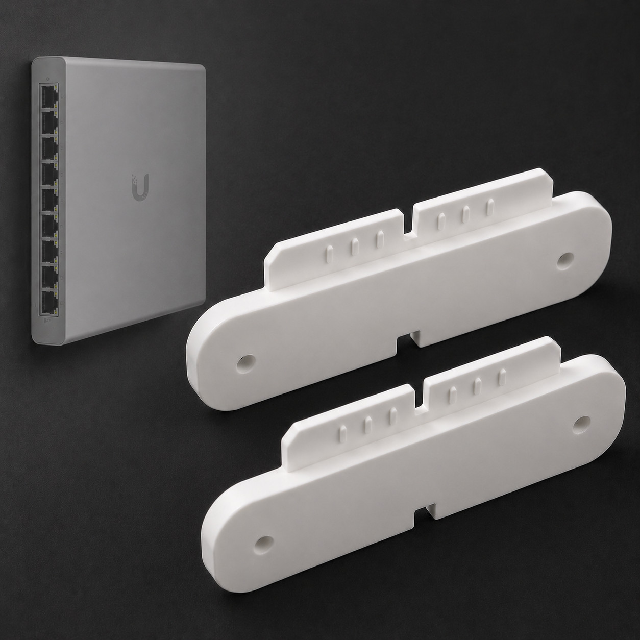 2 Pack - UniFi Lite 8 and 16 Port Switch PoE Mounting Plate