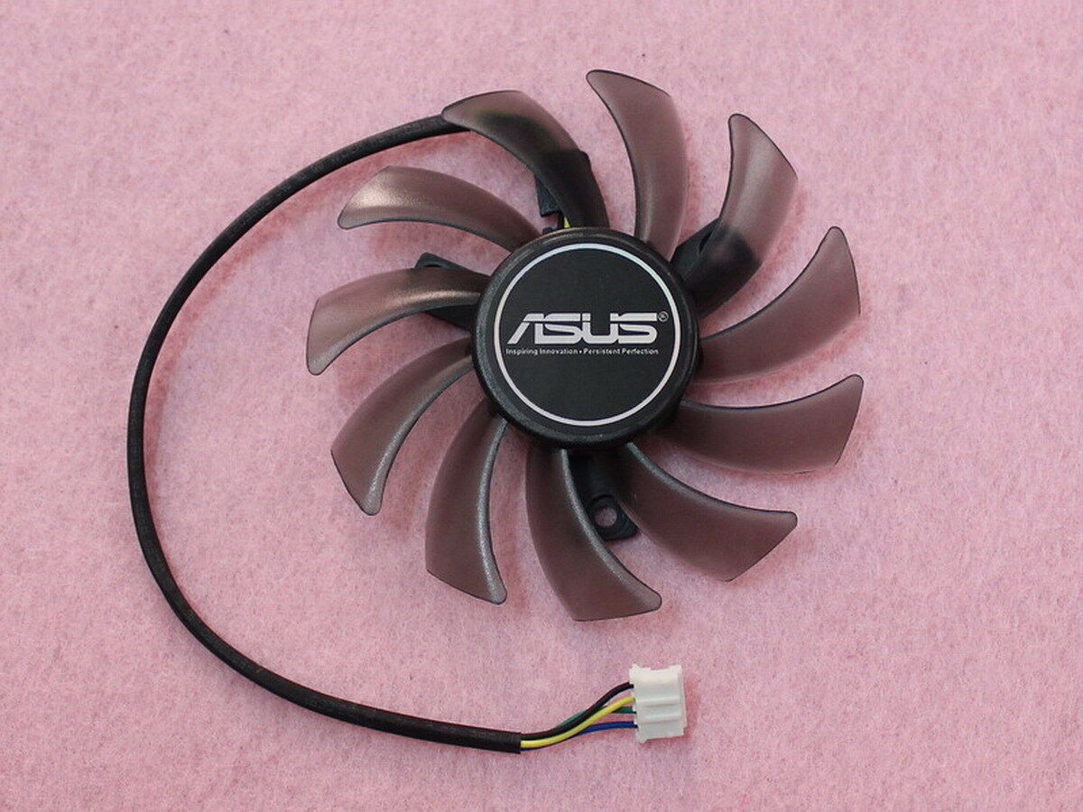Cooler Fan For ASUS T128010SH 75mm 4 Pin DC 12V 0.25A Graphics Card