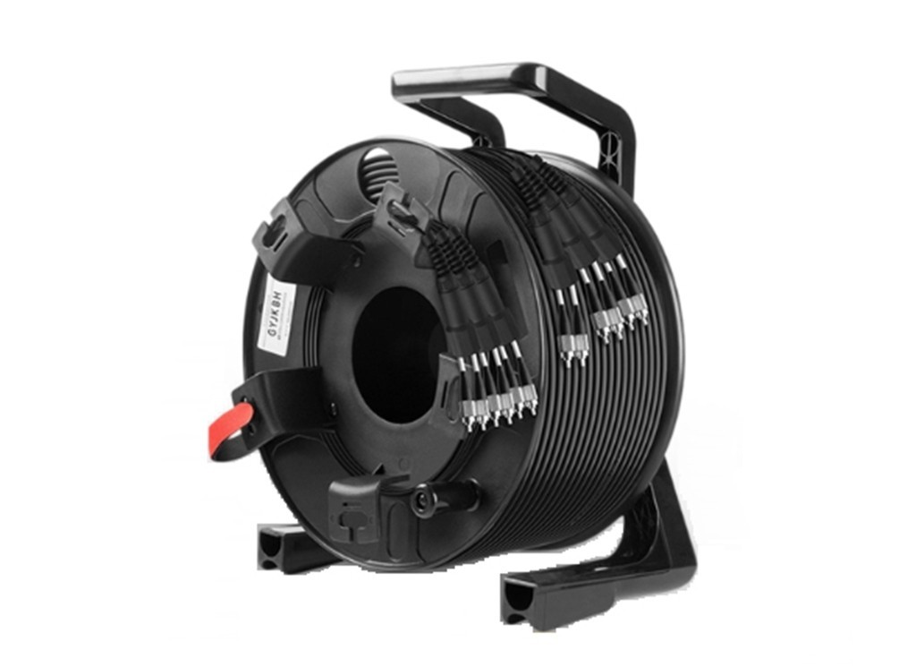 1500ft(457meters) Outdoor Armored Singlemode ST-ST 6 Strands with Fiber Reel