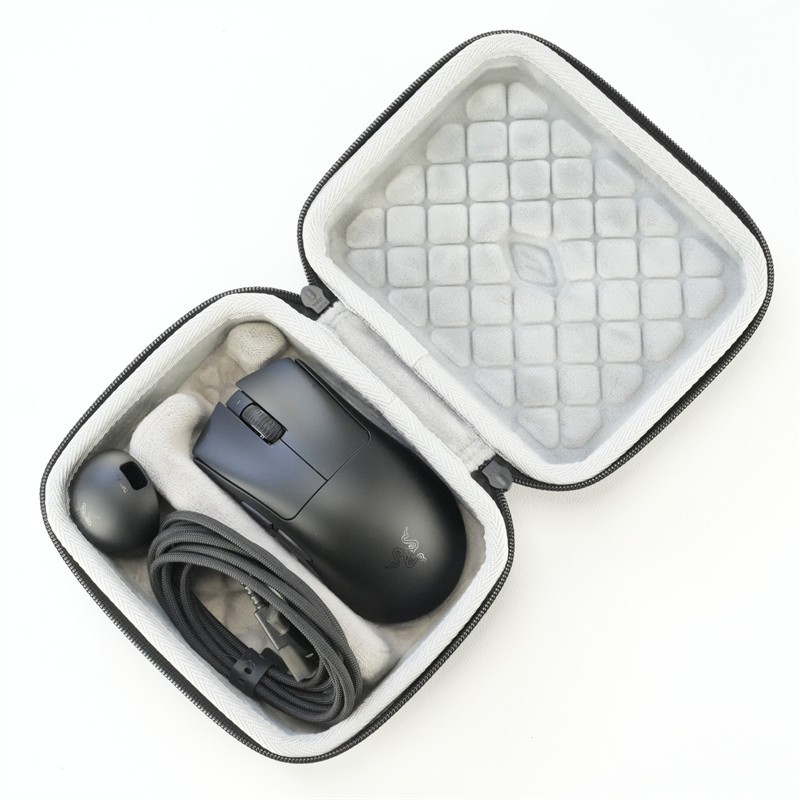 Travel Storage Box Hard Carry Case Bag For Razer DeathAdder V4 Pro Gaming Mouse