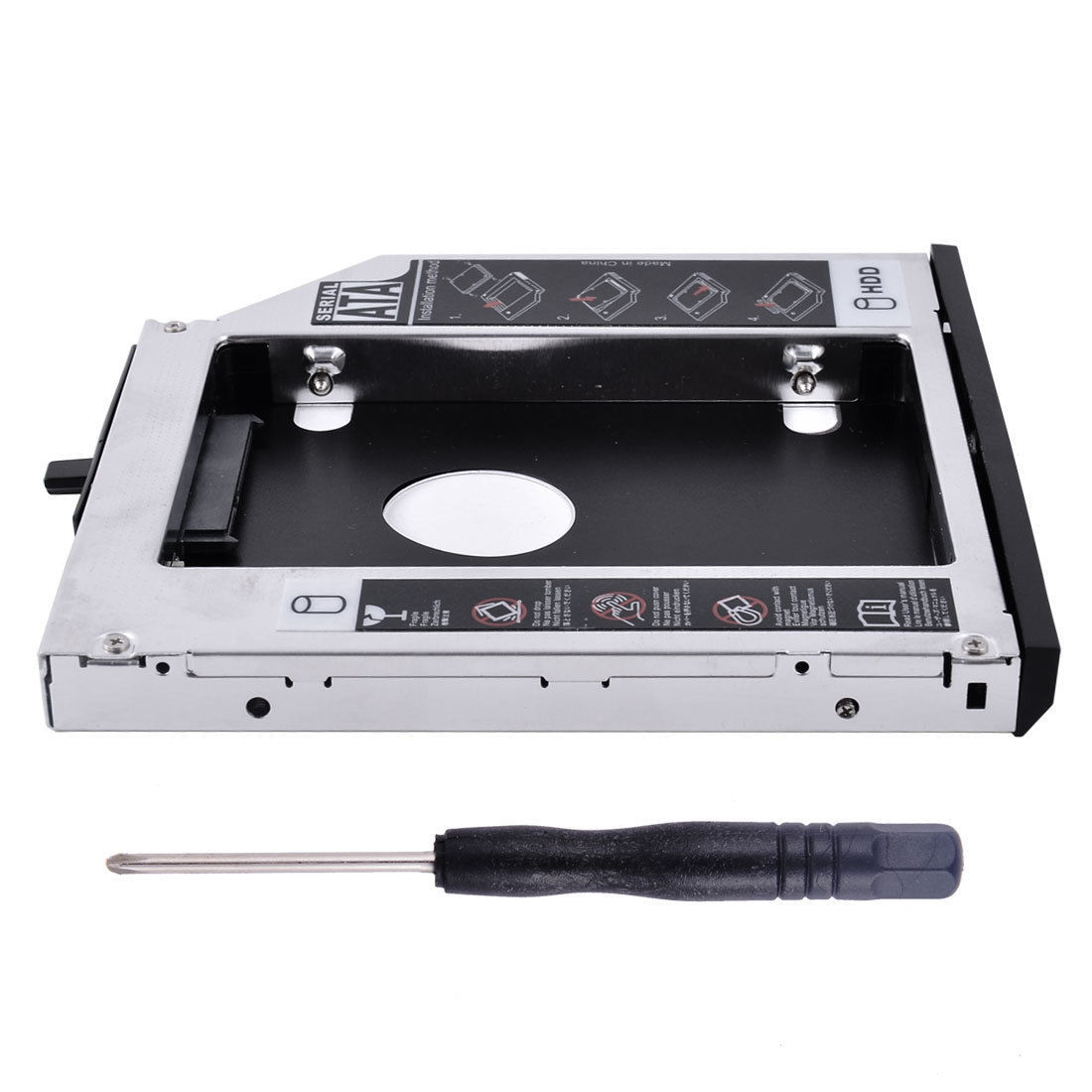 2nd HDD SSD Hard Drive Caddy Adapter For Lenovo ThinkPad T400s T500 W500 T410