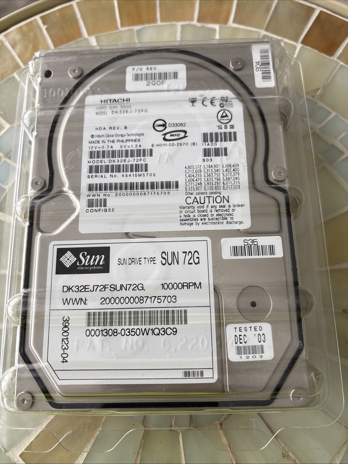 Hitachi 1TB 3.5” HDD DK32EJ-72FC New Sealed NOS 