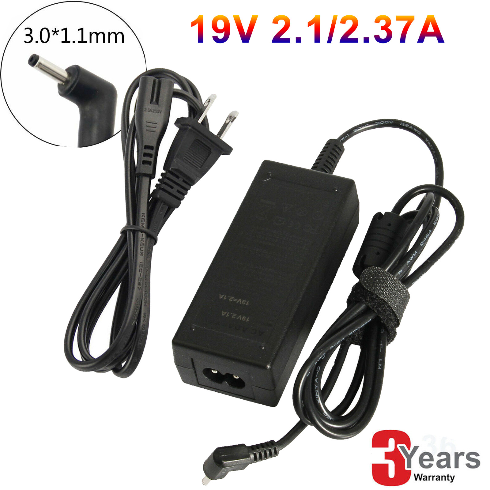 Laptop AC adaptador cargador cable for de alimentación para Acer Chromebook C720