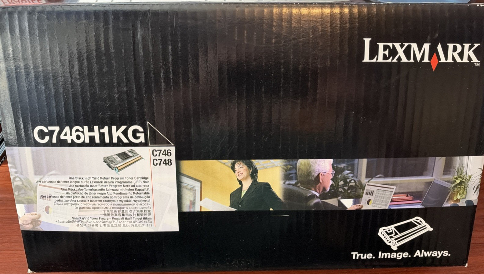 Lexmark C746H1KG Black Toner. New Sealed Box