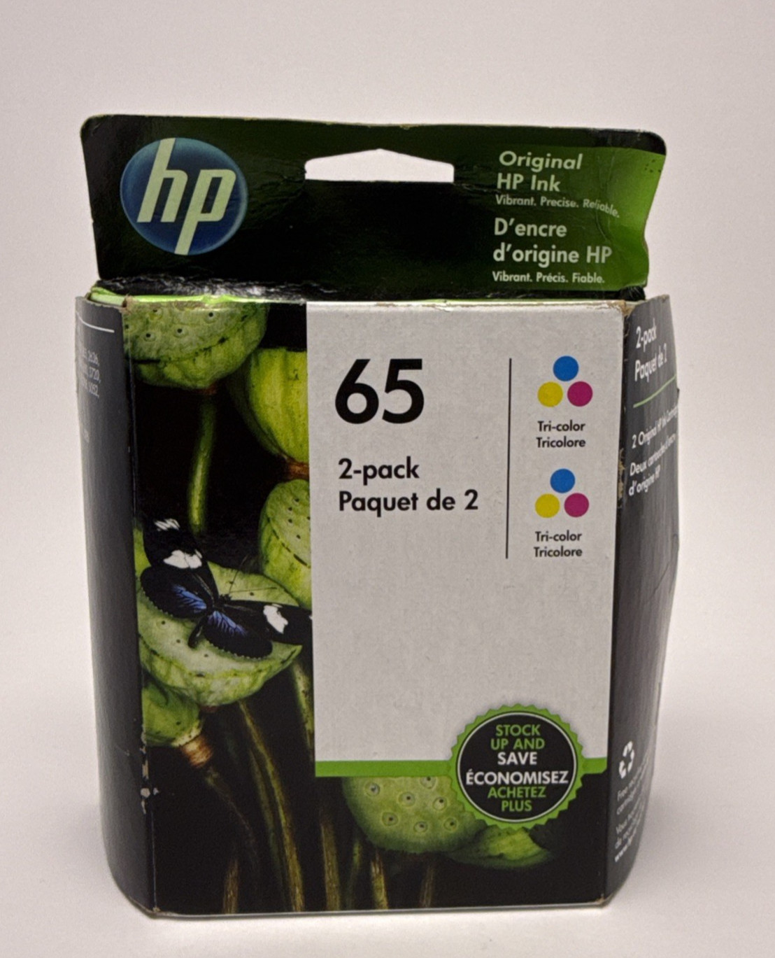 Inkjet Ink Cartridges 2PK Black Tri-Color Combo