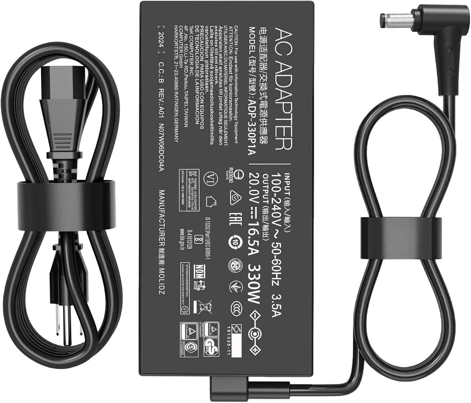 330W Charger Compatible with Asus ROG Strix Scar 16 17 18 G634JZ G634JY T07-19