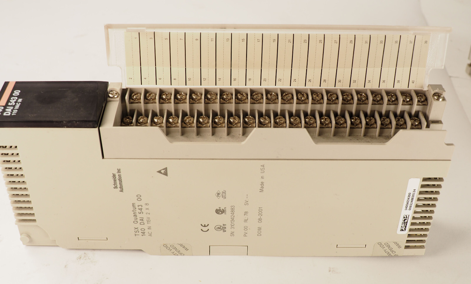 Modicon 140DAI54300 (140-DAI-543-00) I/O Module