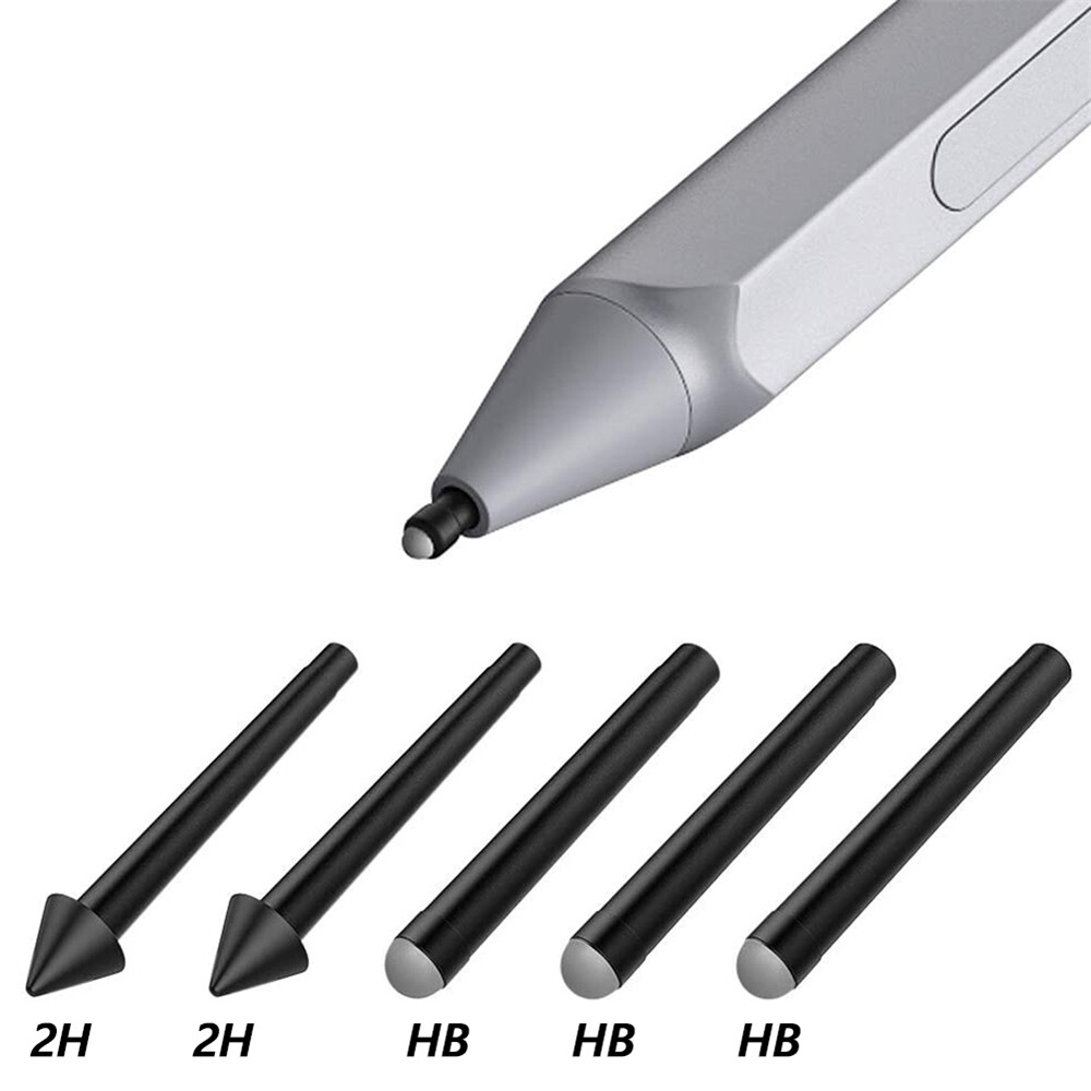 5Pcs Original Stylus Pen Tip HB HB HB 2H 2H for Microsoft Surface Pro 7/6/5/4/Go