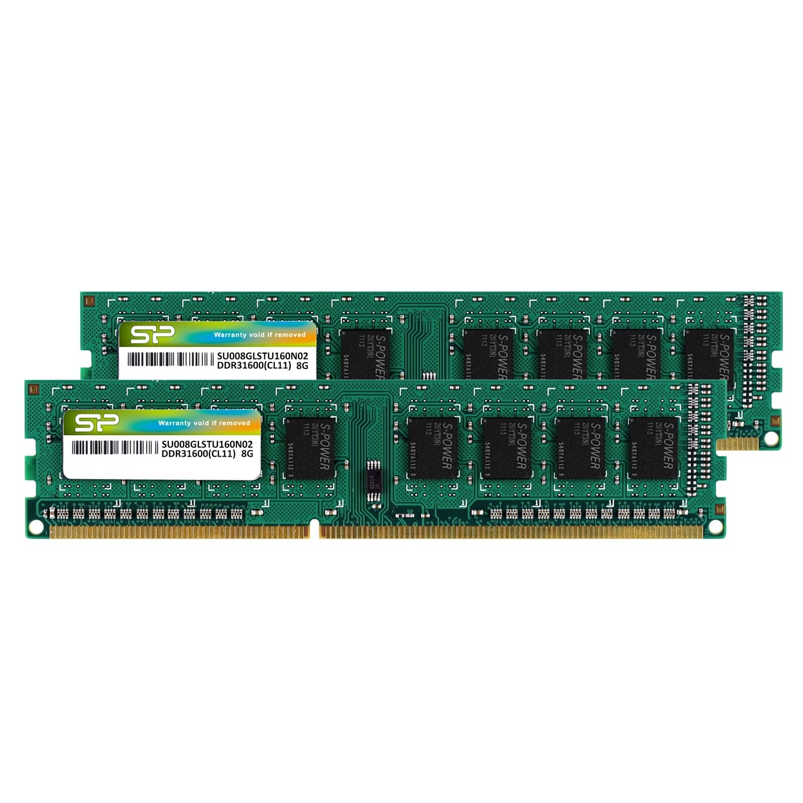Silicon Power DDR3 16GB (2 x 8GB) 1600MHz (PC3 12800) 240-pin CL11 1.35V / 1....