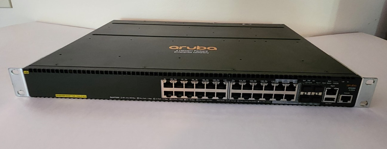 HPE Aruba JL320A 2930M 24G PoE+ Switch w/ Power Supply - 1