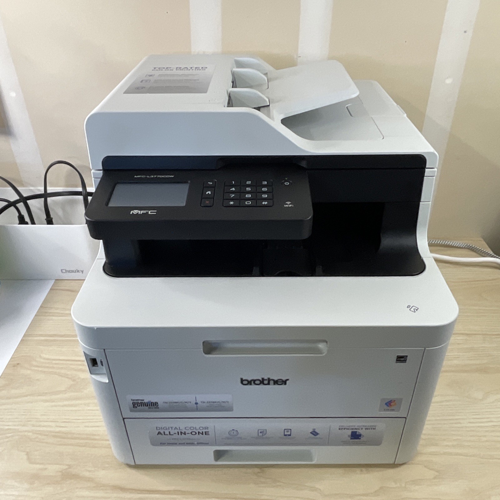 Brother MFC-L3770CDW Wireless Color All-in-One Laser Printer Scanner Copier Fax