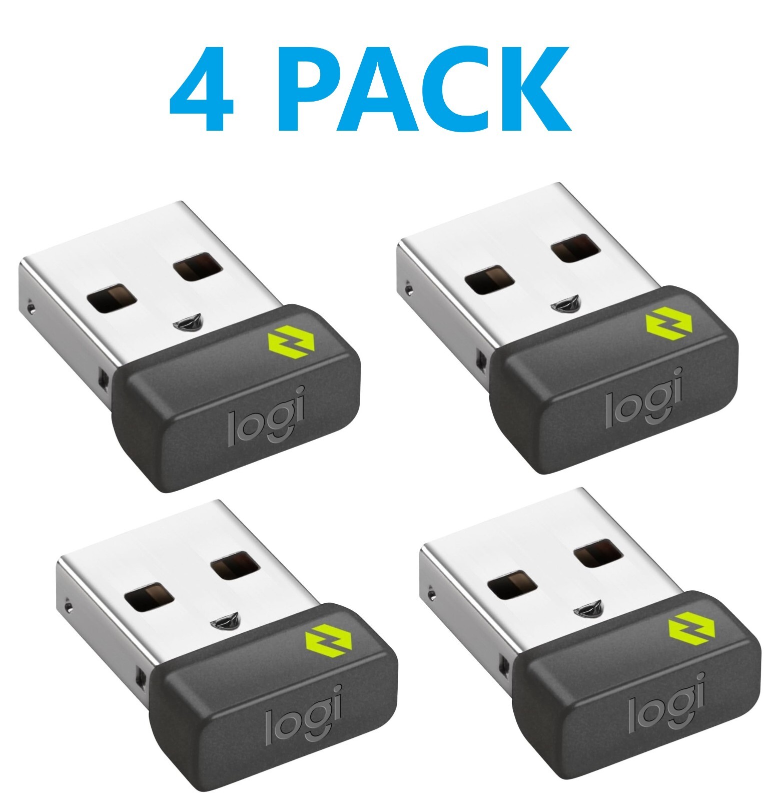 4 PACK Logitech Bolt USB Wireless Receiver for Logi Keyboard & Mouse - NEW™