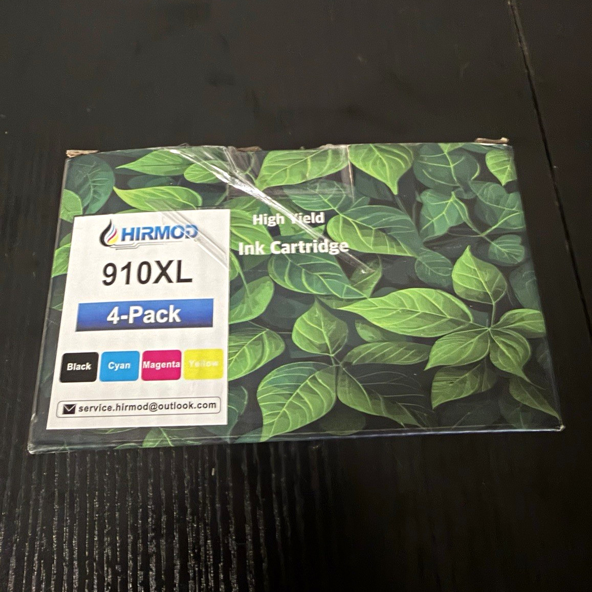 HIRMOD 910XL High Yield Ink Cartridge 4-Pack BK/C/M/Y Compatible For HP Inkjet