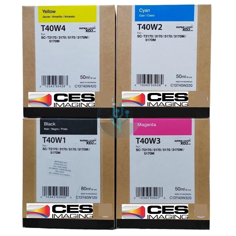CES Imaging SureColor T40W120 Extra Large, Black, Cyan, Magenta, Yellow