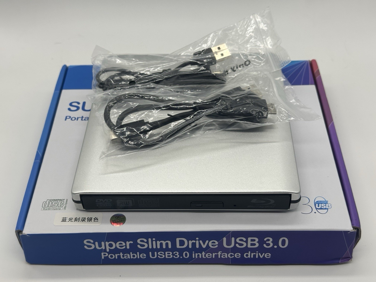 USB 3.0 External Pioneer BDR-TD04 3D Blu-Ray Burner Writer BD-RE DVD Drive New