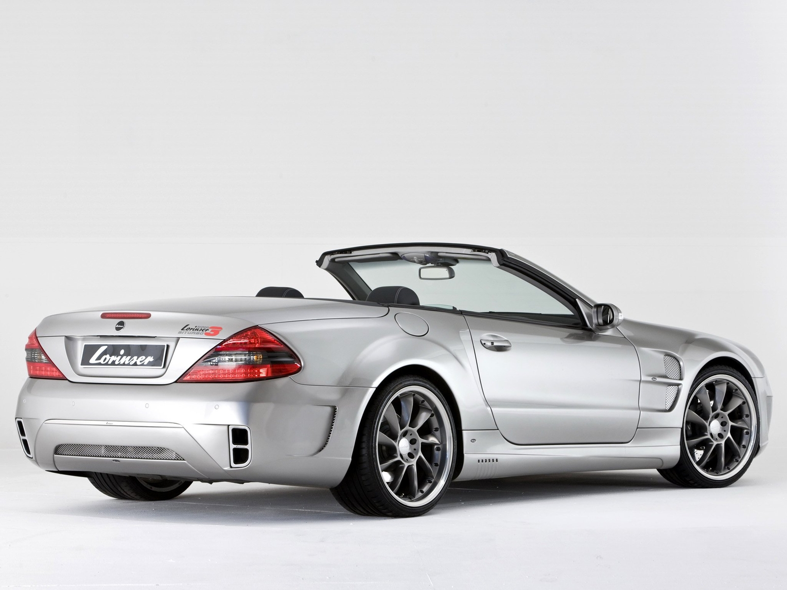 Cars lorinser mercedes benz sl 65 amg nardo r230 Desk Mat Stitched