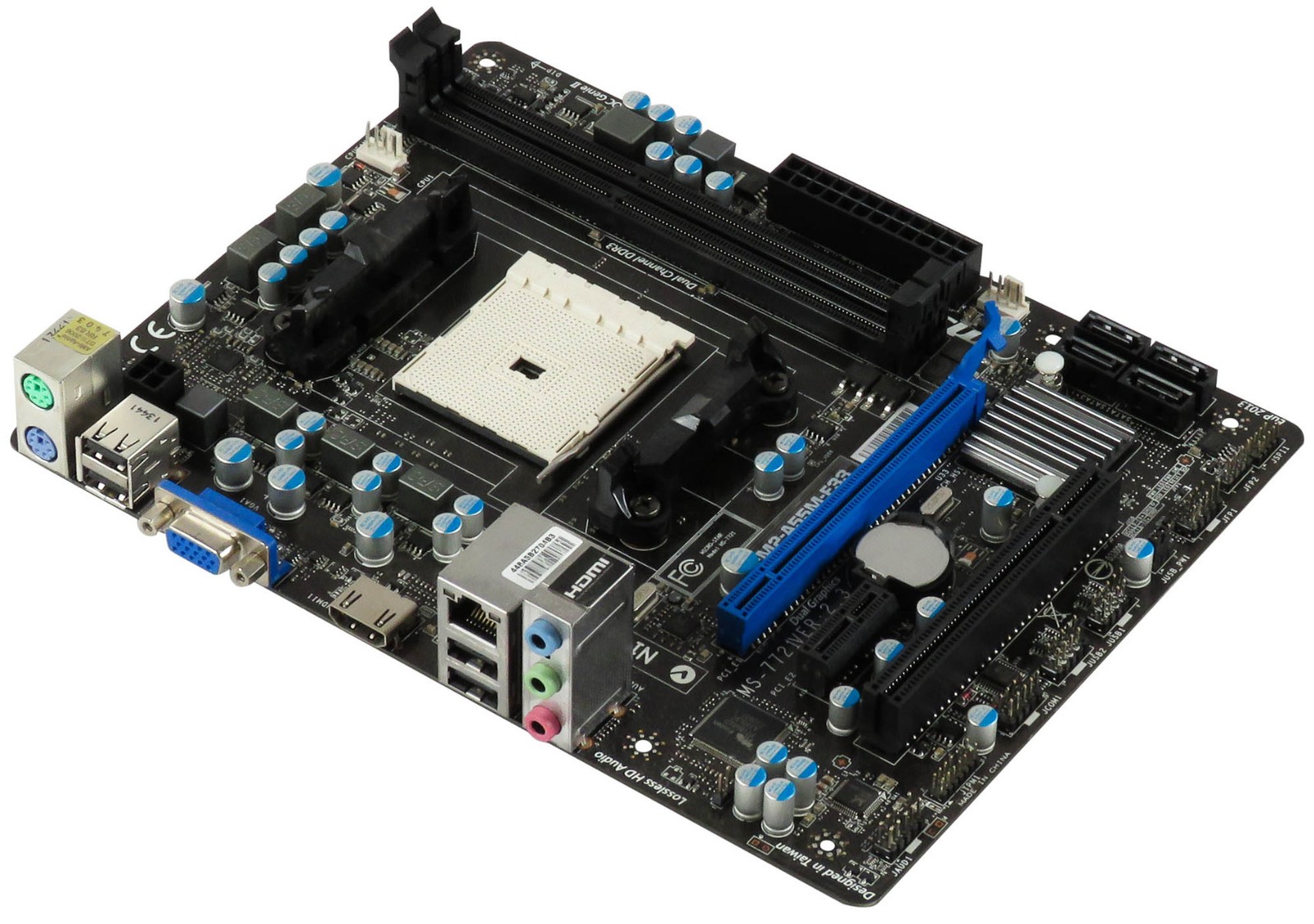 Motherboard MSI FM2-A55M-E33 MS-7721 Ver:2.3 S.S.FM2 DDR3 Pci-E PCI