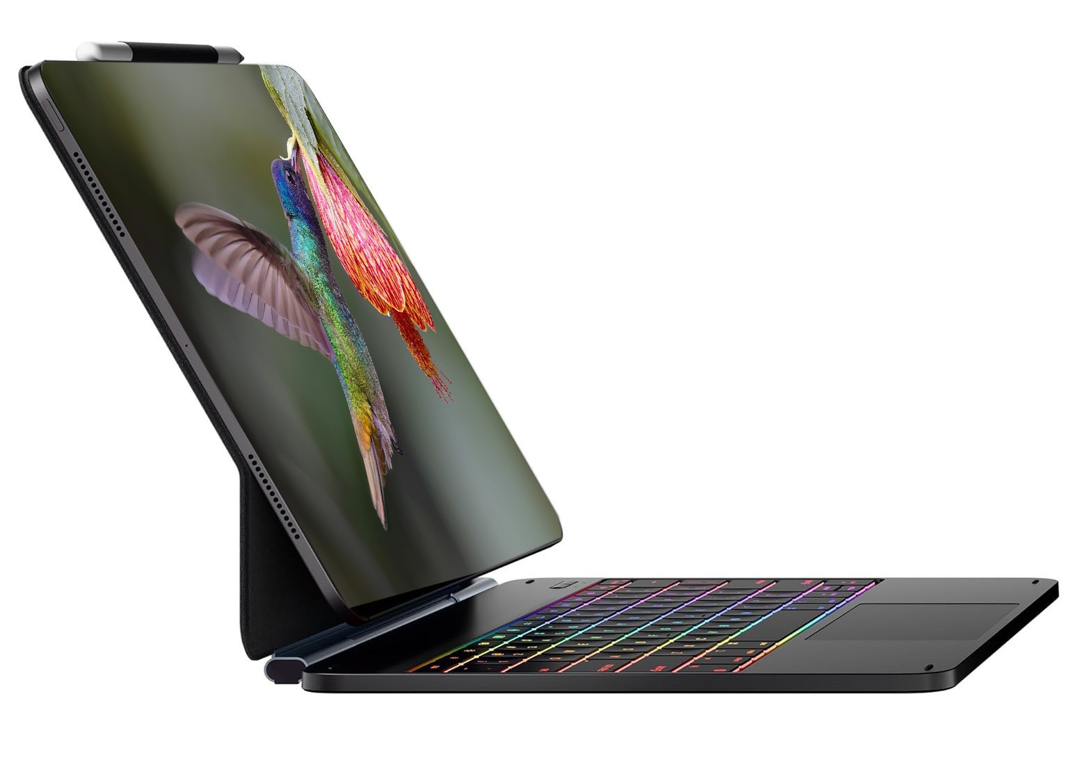 Keyboard Trackpad Case for iPad Pro 13-Inch - Magnetic - Black