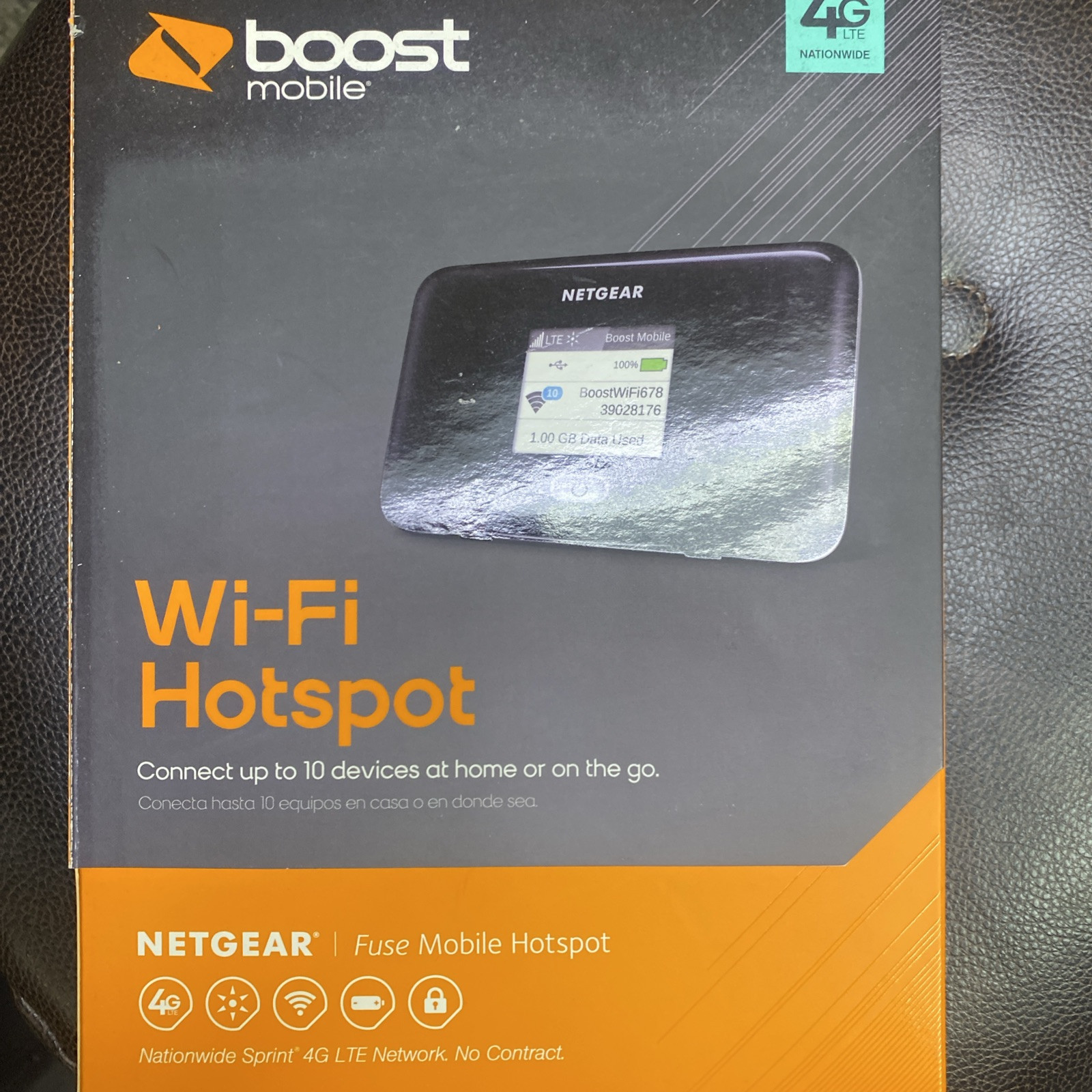 NETGEAR Fuse Boost Mobile Wi-Fi Hotspot 4G LTE Modem New in box 