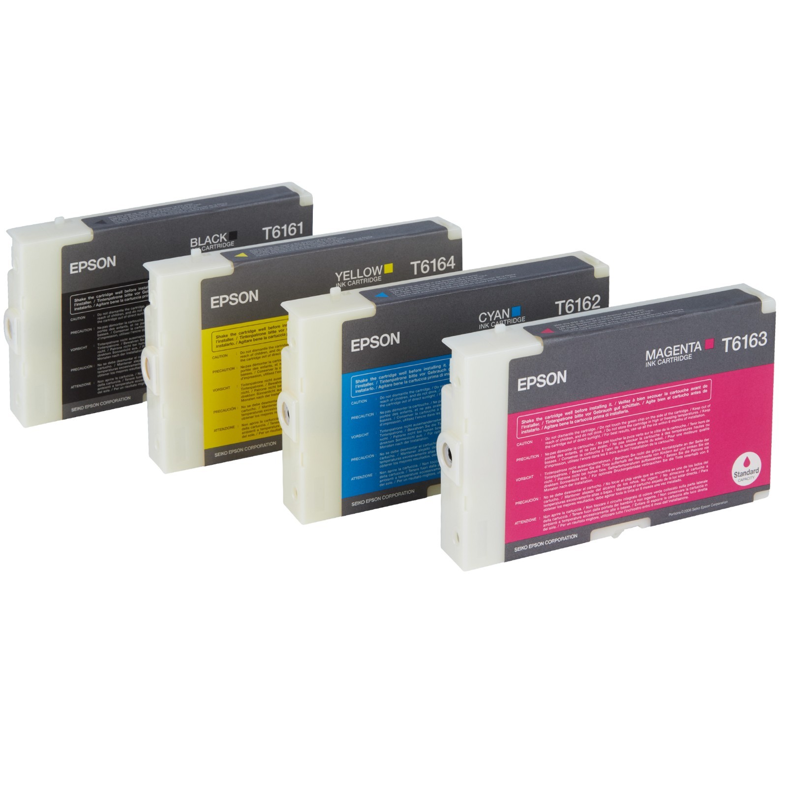 Genuine EPSON T6161/T6162/T6163/T6164 Printer Ink Cartridges(4pcs)