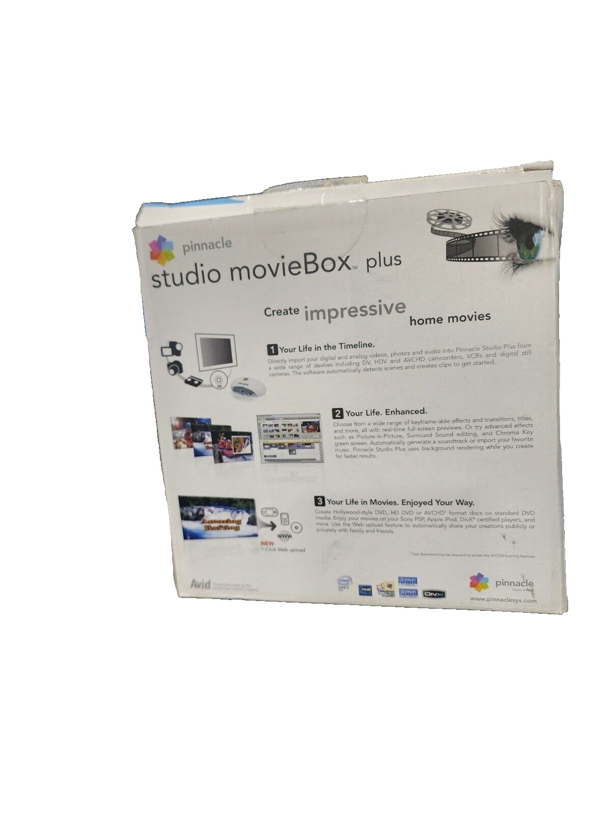 Pinnacle Studio MovieBox Plus Video Editing System Complete With Box NEW