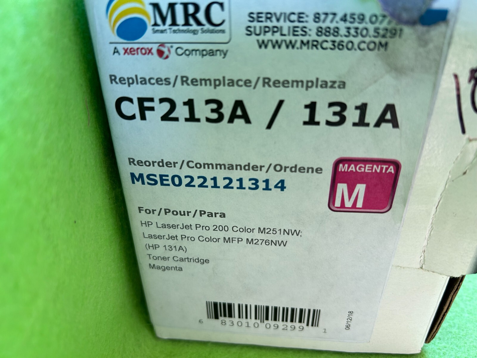 NEW MSE Premium Toner Cartridge MSE0221 Replaces CF213A / 131A HP