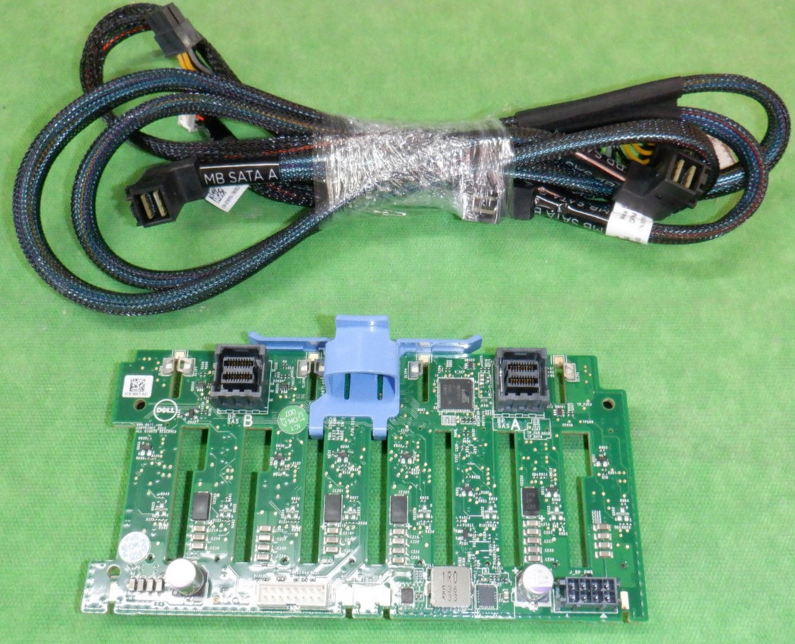 Dell 0TGNMY Power Edge R730 8x 2.5" HDD Drive Backplane w/ Cables
