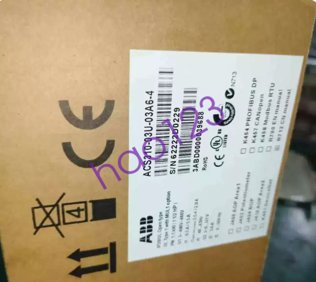 1 PC ACS310-03U-03A6-4 NEW ABB 1.1KW Frequency Converter Fast delivery DHL/FedEx