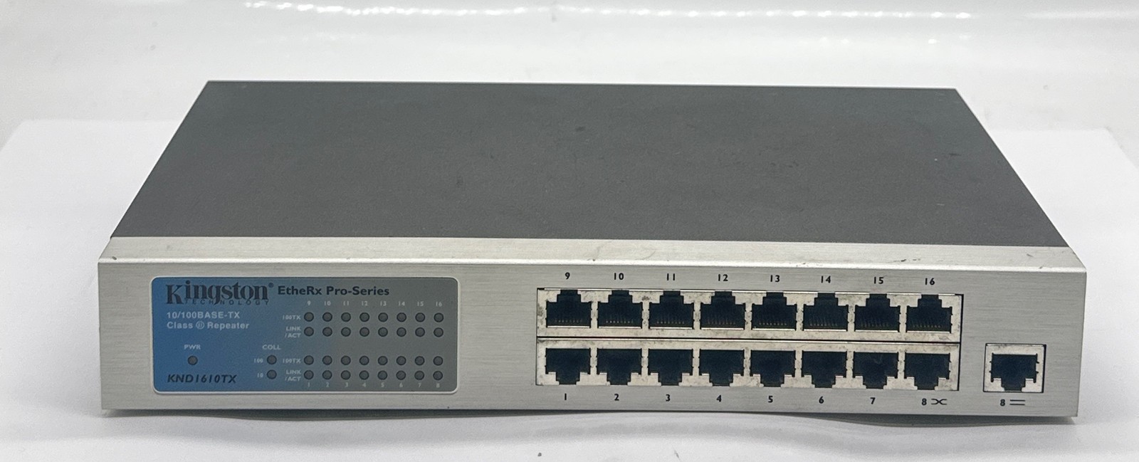 Kingston KND1610TX EtheRX 10/100 Base TX Class II Repeater 16-Port 