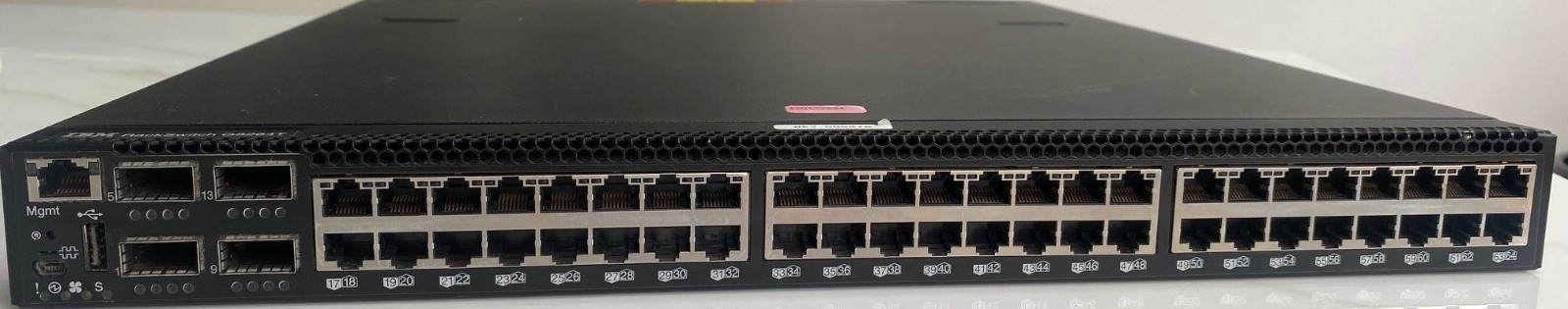 IBM RackSwitch G8264T 48-PORT 10Gbase-T 40Gb QSFP+ DUAL PSU