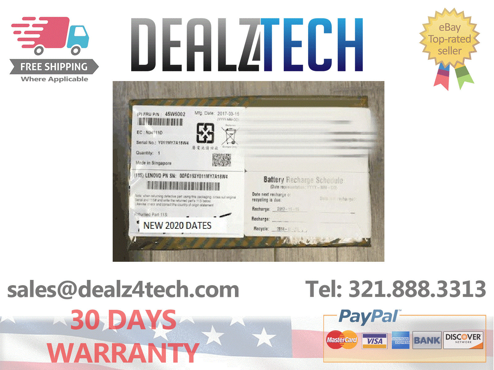 NEW 2020 IBM BLADE RAID BATT BKUP MOD 45W4439 22R6833 00Y3447 17P8979 45W5002