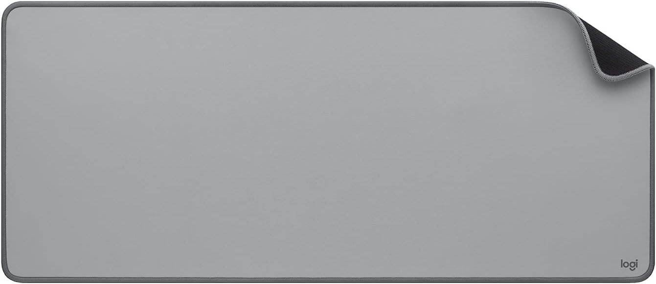 Logitech Desk Mat Studio Series Extended Mouse Pad with Spill-Resistant Large