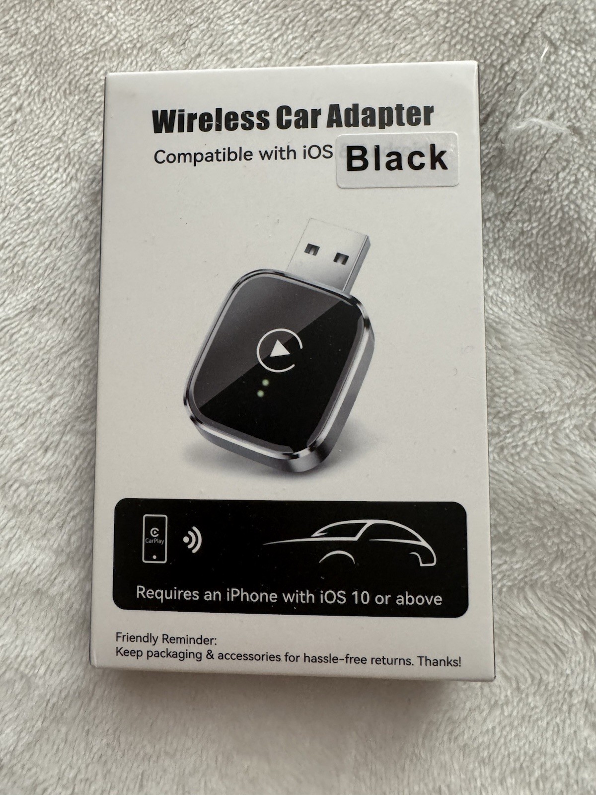 Redlake Wireless CarPlay Adapter for iPhone 2026 Wireless Apple CarPlay Adapter