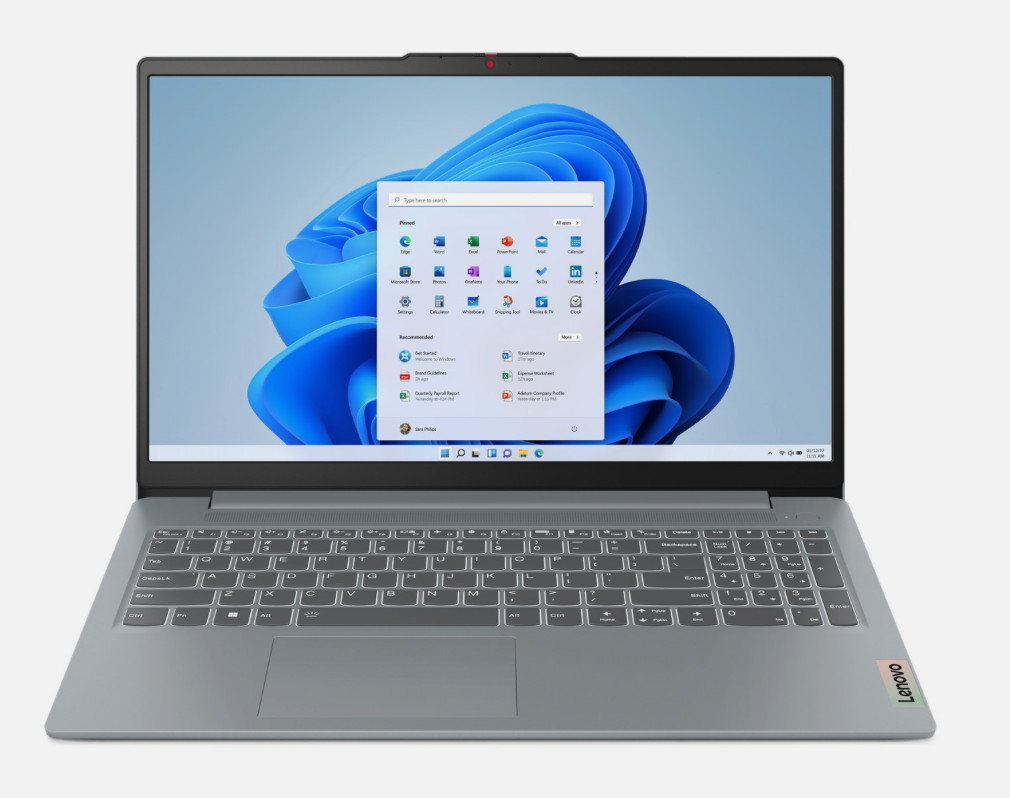 Lenovo IdeaPad Slim 3 15IAN8, 15" FHD, N100, 4GB RAM, 128GB UFS SSD, Win 11 Home